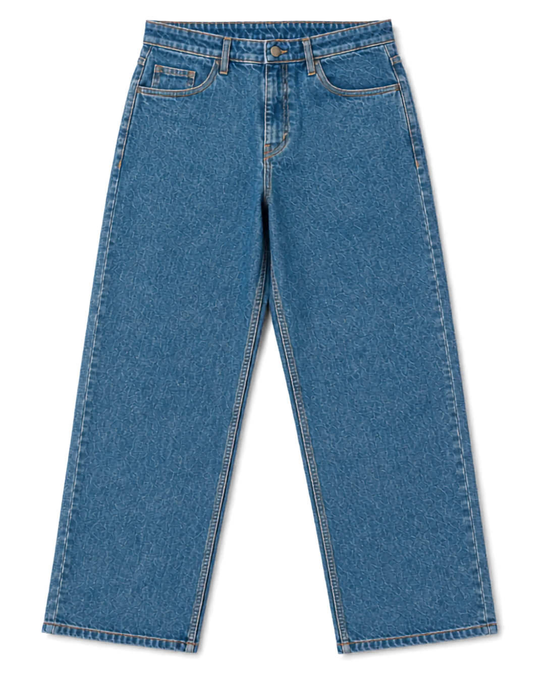 Ice Blue | Baggy Fit Denim Jeans