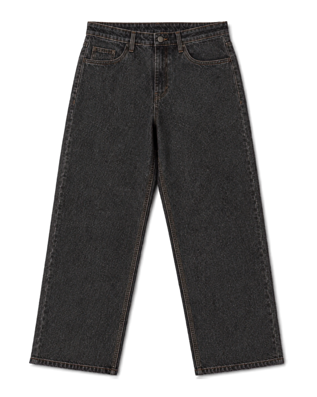 Charcoal | Baggy Fit Denim Jeans