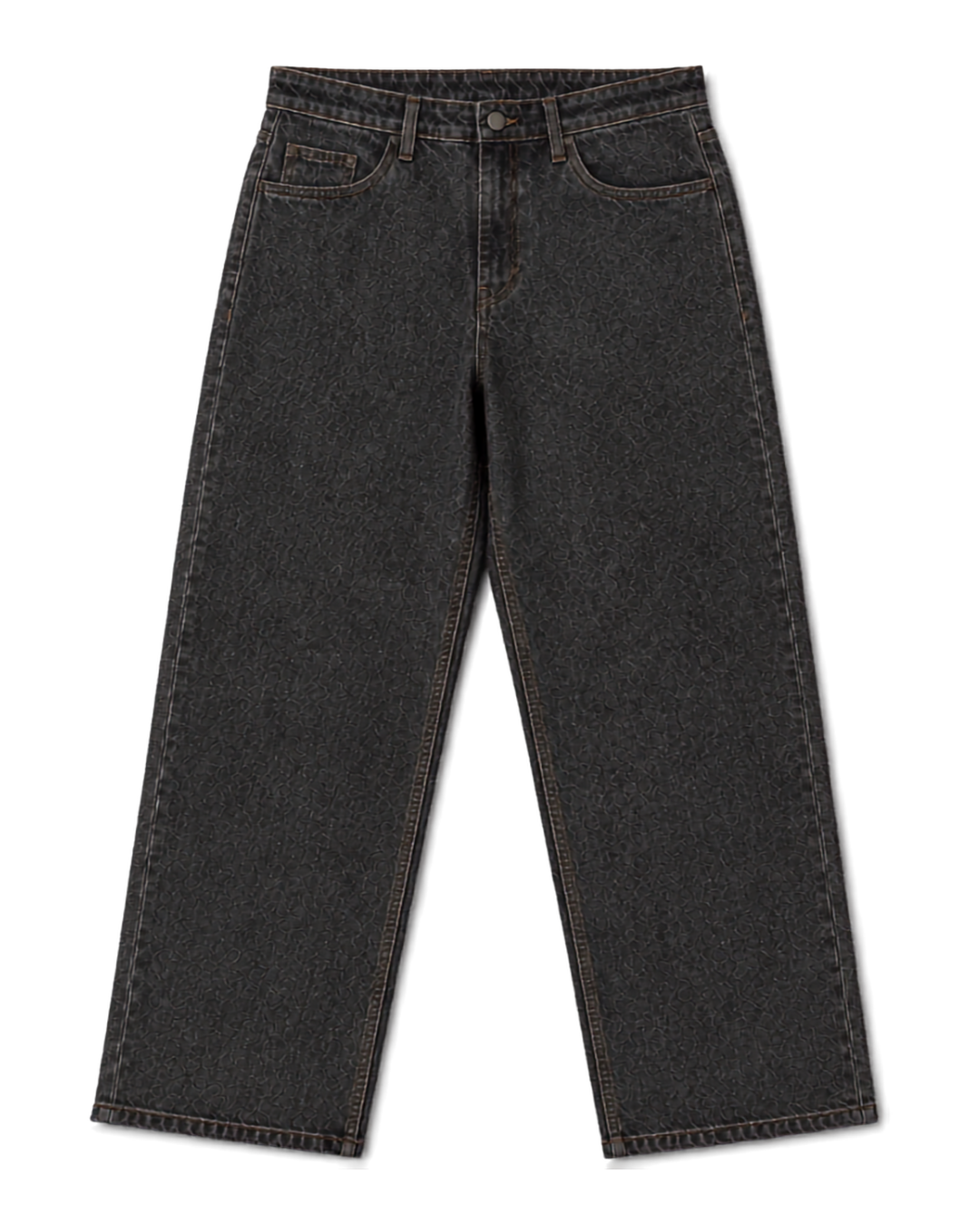 Charcoal | Baggy Fit Denim Jeans