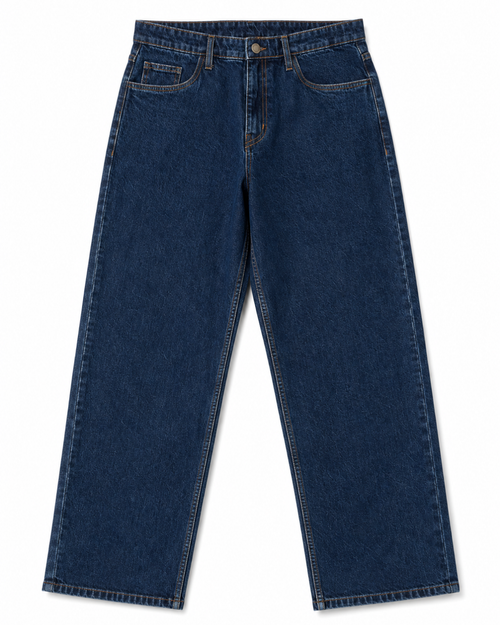 Deep Blue | Baggy Fit Denim Jeans