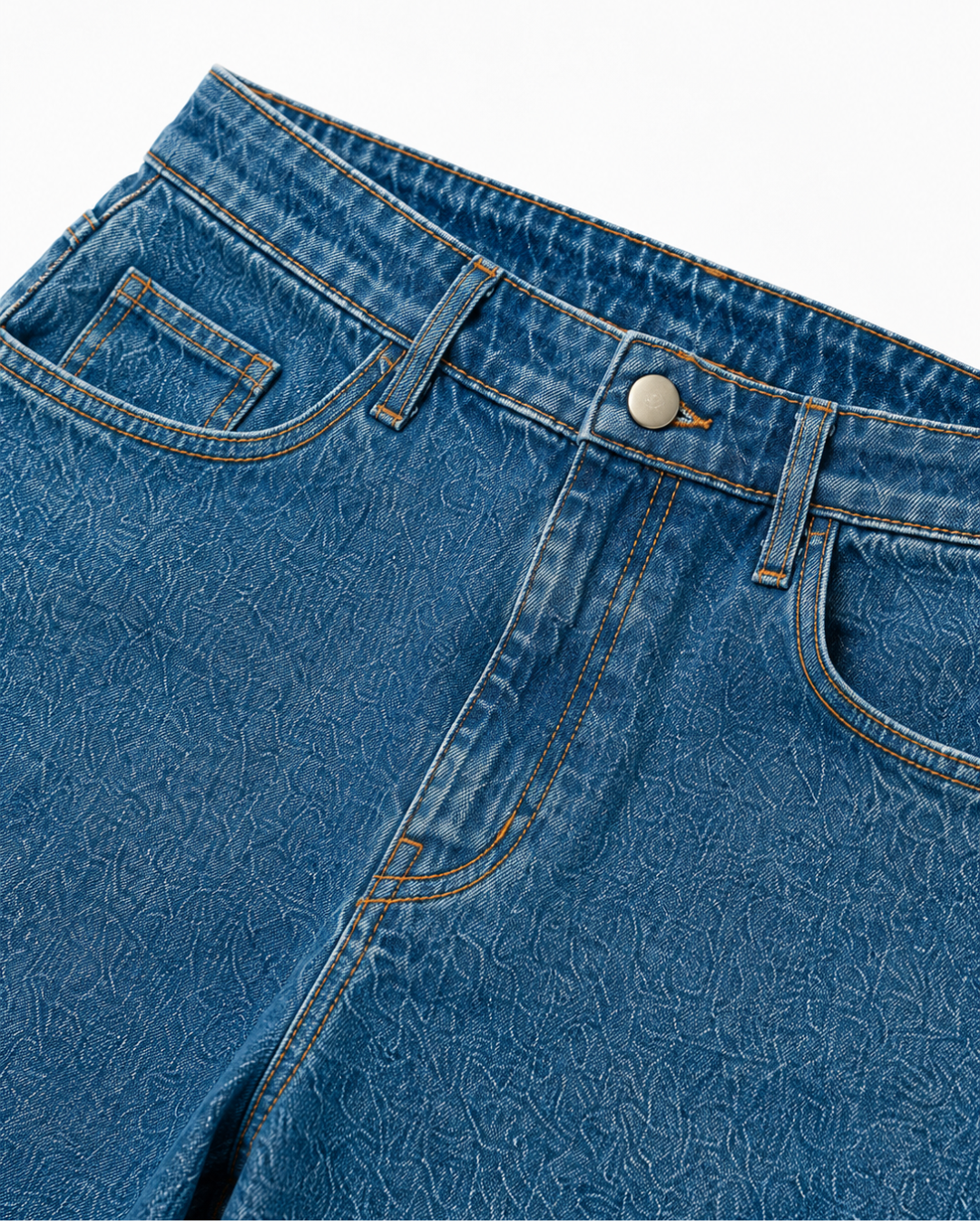 Ice Blue | Baggy Fit Denim Jeans