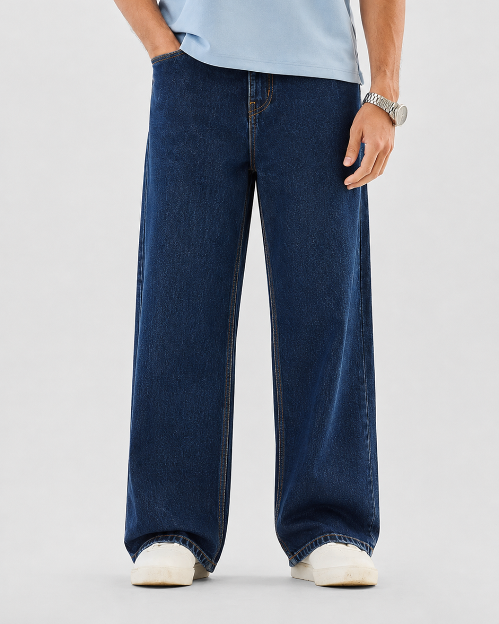 Deep Blue | Baggy Fit Denim Jeans