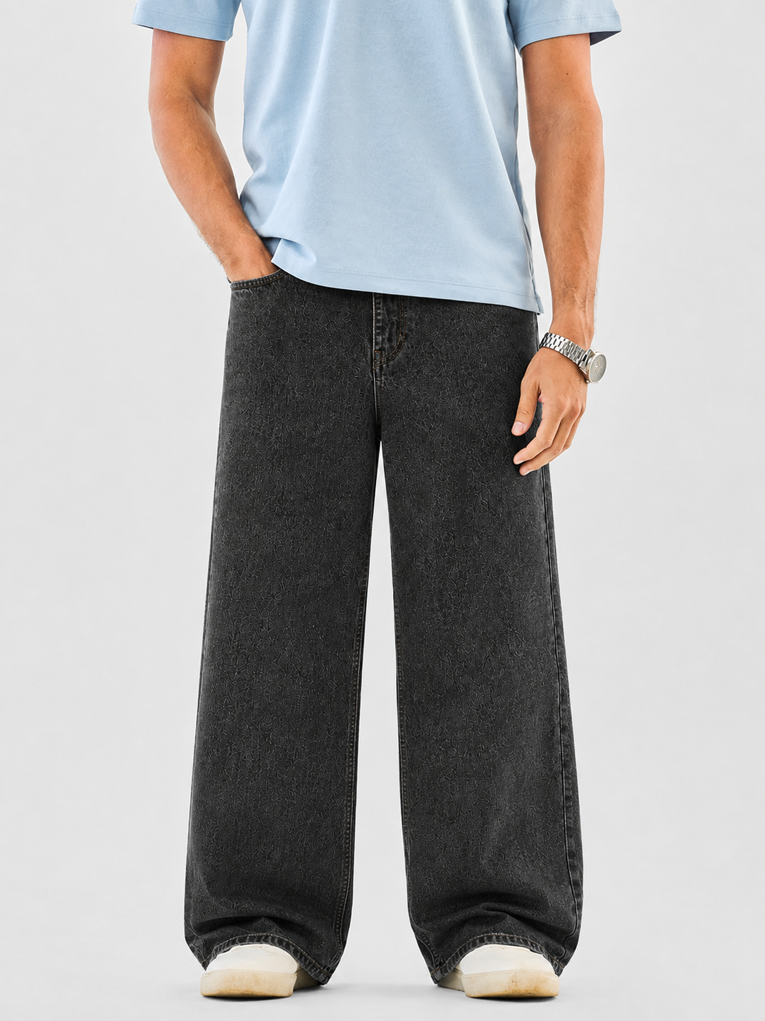 Charcoal | Relaxed Fit Denim Jeans