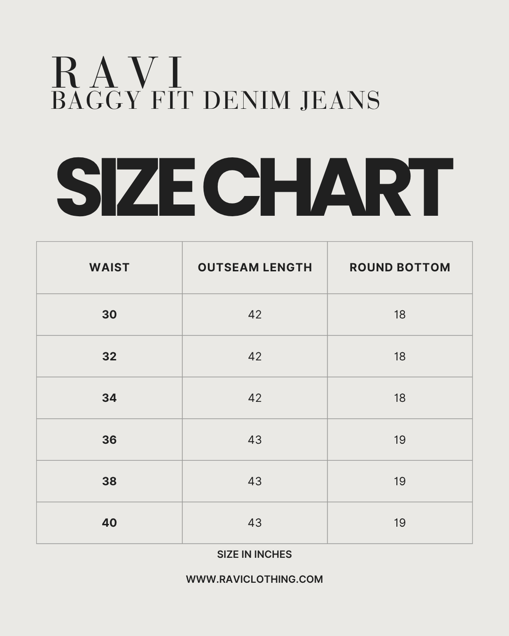 Deep Blue | Baggy Fit Denim Jeans